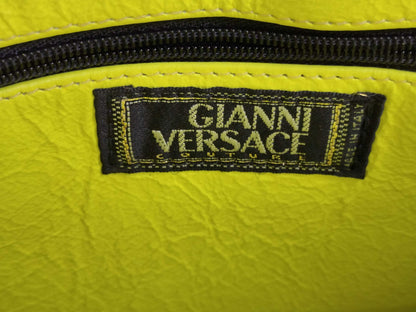 VERSACE Leather Medusa Logo Handbag