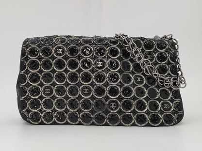 CHANEL Coco Mark Circle Stitch No. 12 Shoulder Bag