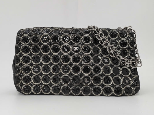 CHANEL Coco Mark Circle Stitch No. 12 Shoulder Bag