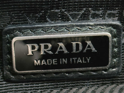 PRADA Prada Shoulder Bag Leather Black IC Shoulder Bag