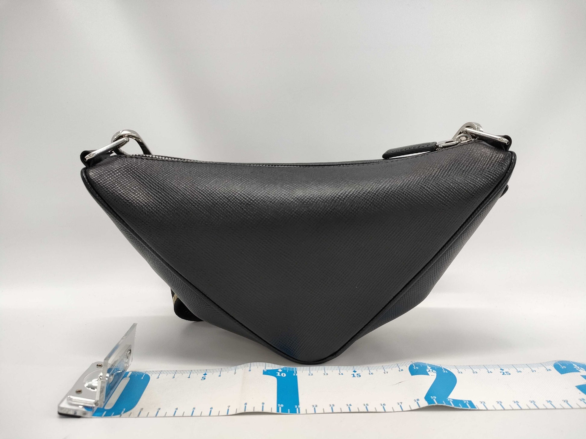 PRADA Prada Shoulder Bag Leather Black IC Shoulder Bag