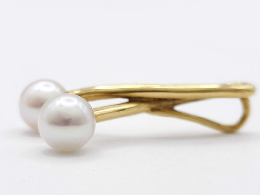 TASAKI Pearl Pendant Top, 4.5mm Diameter, 18K Gold, 1.0g 