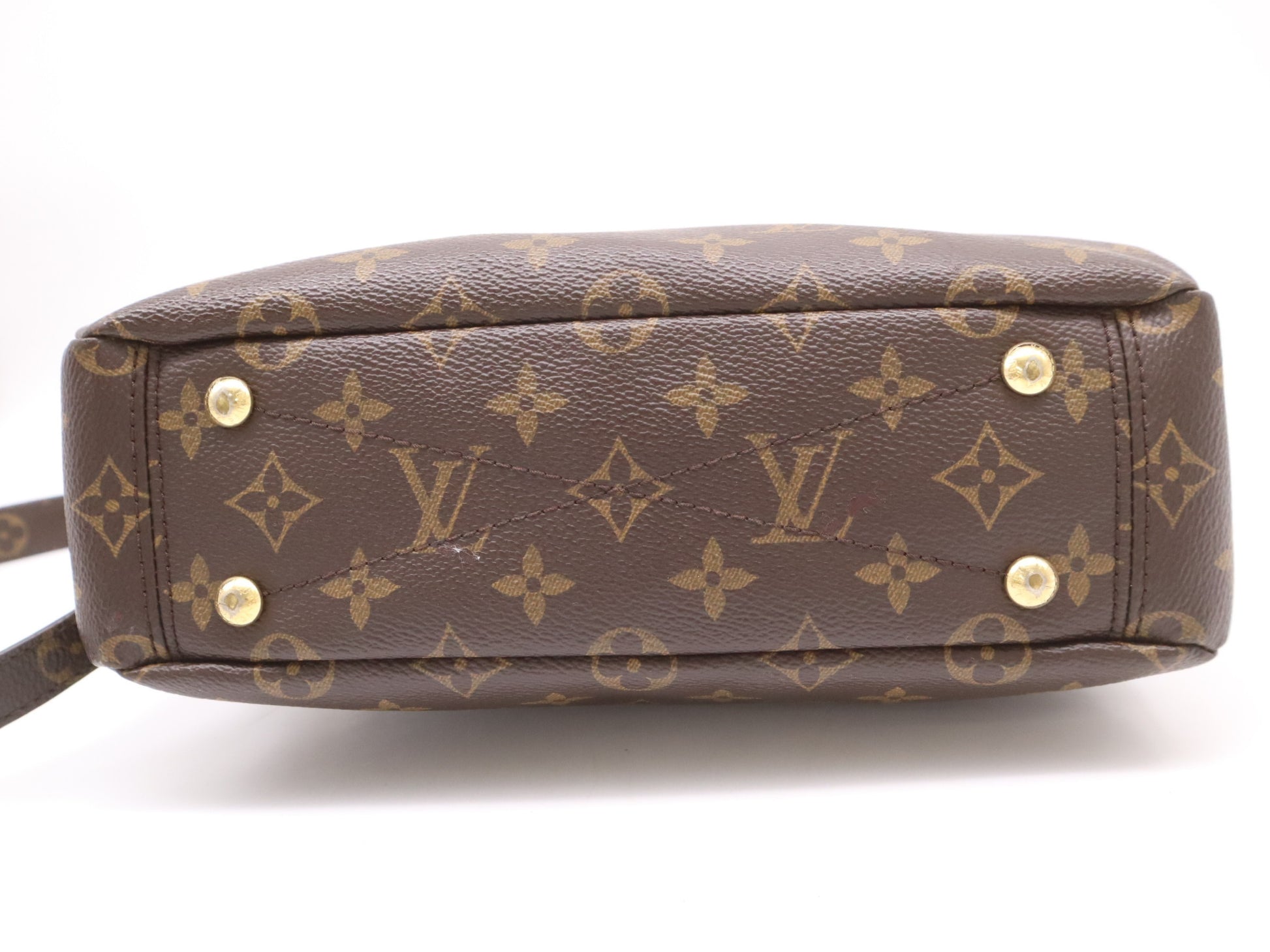 LOUIS VUITTON M41241 Monogram Pallas BB Cerise Handbag with Shoulder Strap