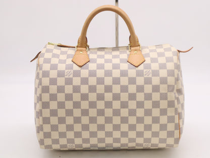 LOUIS VUITTON N41533 Azur Speedy 30 Handbag