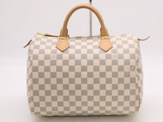 LOUIS VUITTON N41533 Azur Speedy 30 Handbag