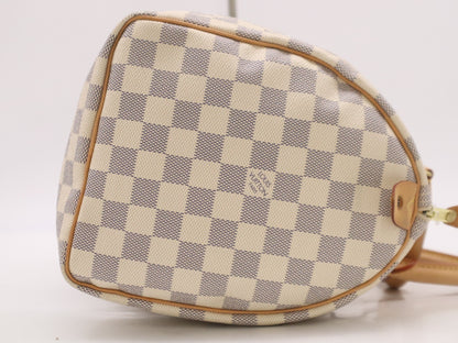 LOUIS VUITTON N41533 Azur Speedy 30 Handbag