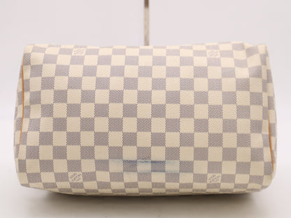 LOUIS VUITTON N41533 Azur Speedy 30 Handbag