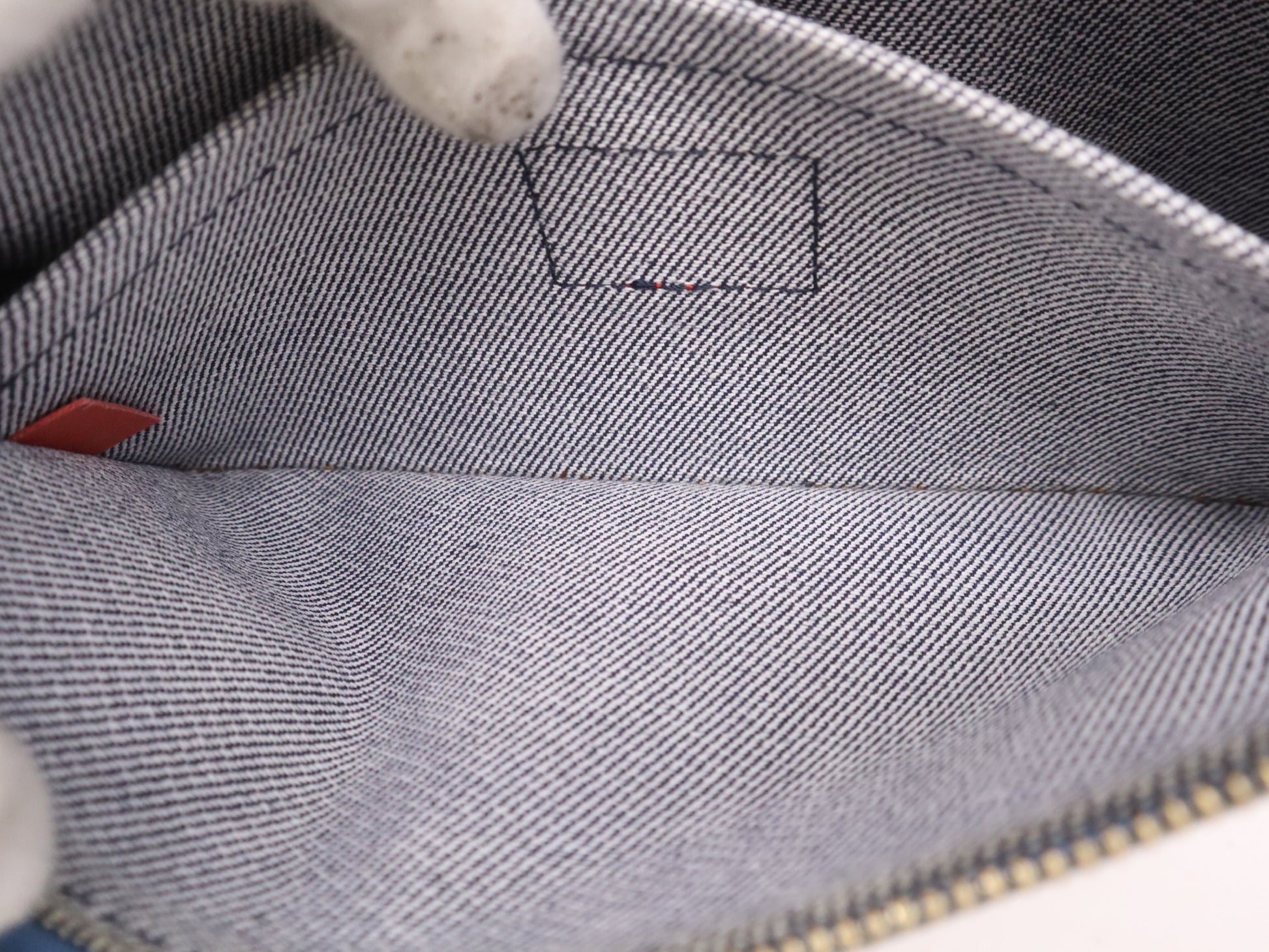 LOUIS VUITTON M44990 Monogram Denim Multi Pochette Accessoires RFID Verified Shoulder Bag with Two Pouches and Shoulder Strap