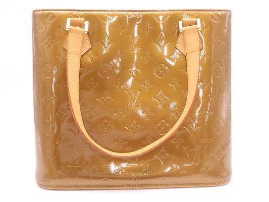 LOUIS VUITTON M91122 Vernis Houston Bronze Tote Bag