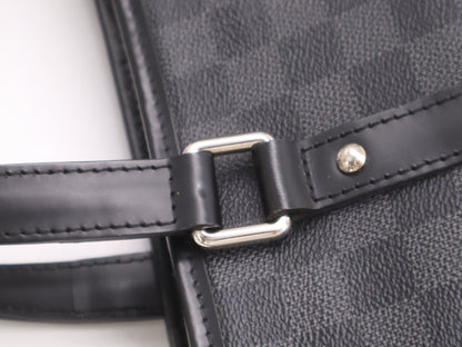 LOUIS VUITTON N41259 Damier Graphite Tadao PM Tote Bag