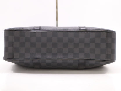 LOUIS VUITTON N41259 Damier Graphite Tadao PM Tote Bag