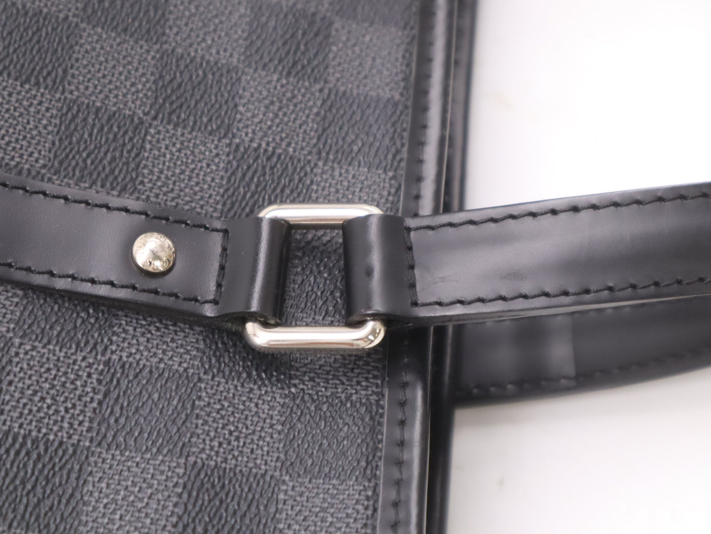 LOUIS VUITTON N41259 Damier Graphite Tadao PM Tote Bag