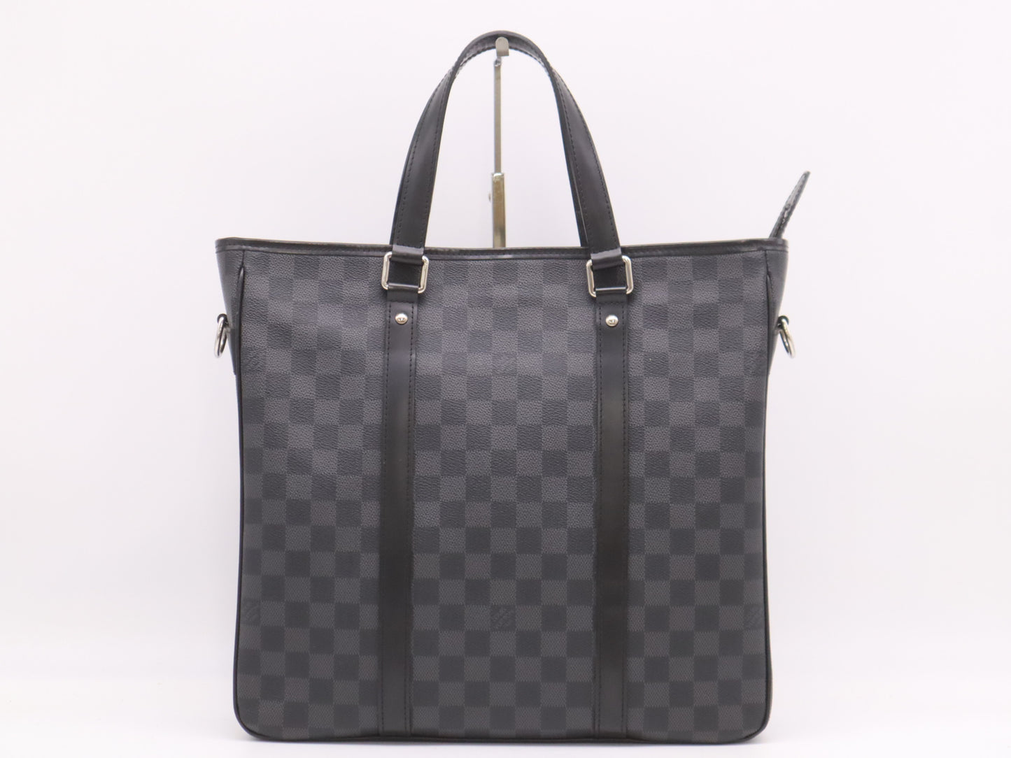 LOUIS VUITTON N41259 Damier Graphite Tadao PM Tote Bag