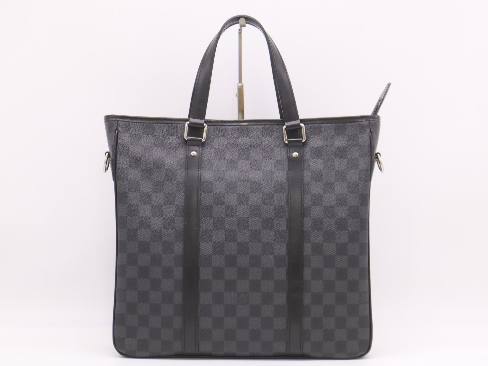 LOUIS VUITTON N41259 Damier Graphite Tadao PM Tote Bag