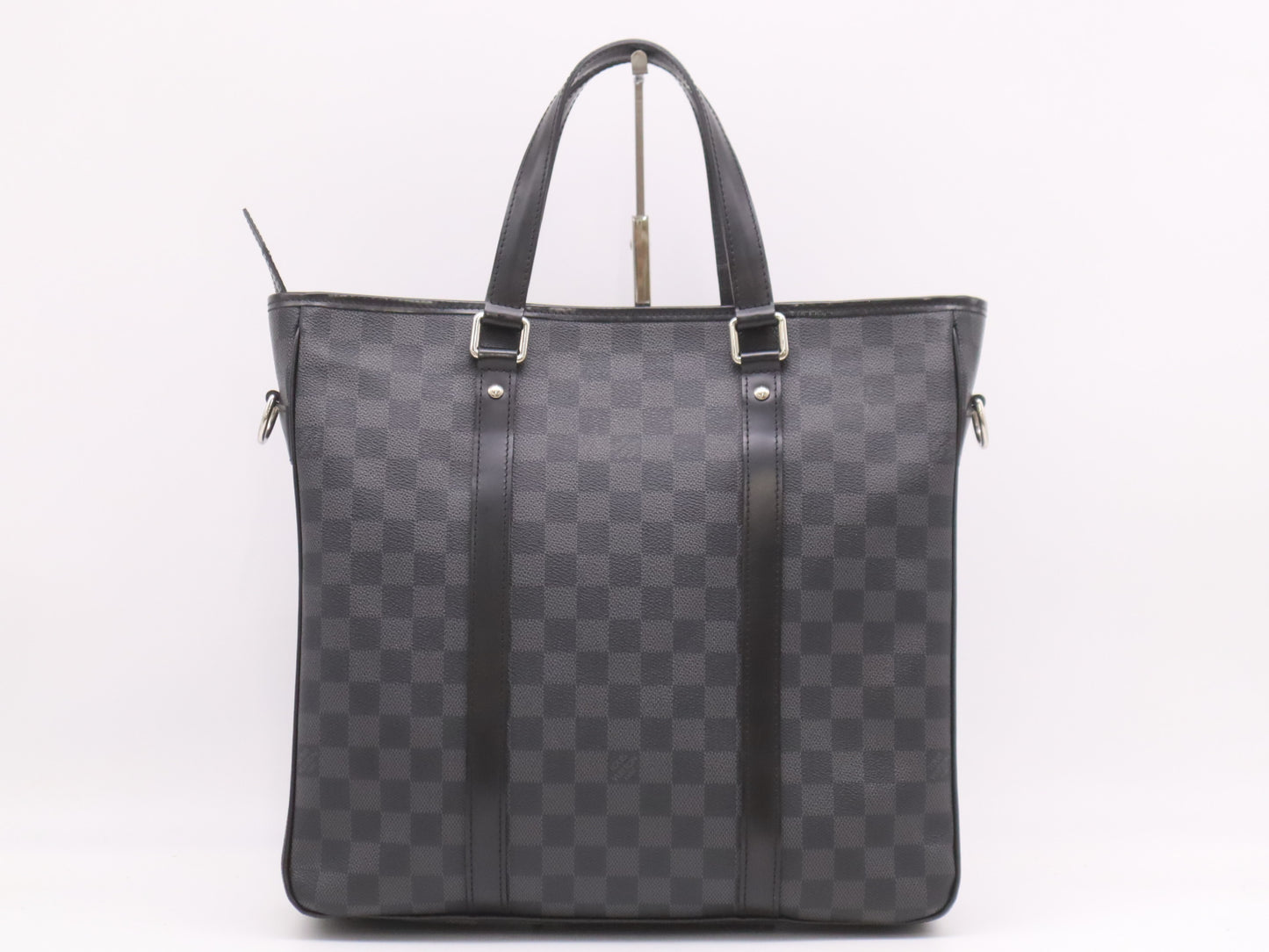 LOUIS VUITTON N41259 Damier Graphite Tadao PM Tote Bag