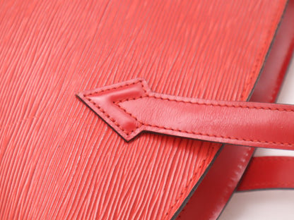 LOUIS VUITTON M52337 Epi Saint-Jacques Poignier Long Castilian Red Tote Bag