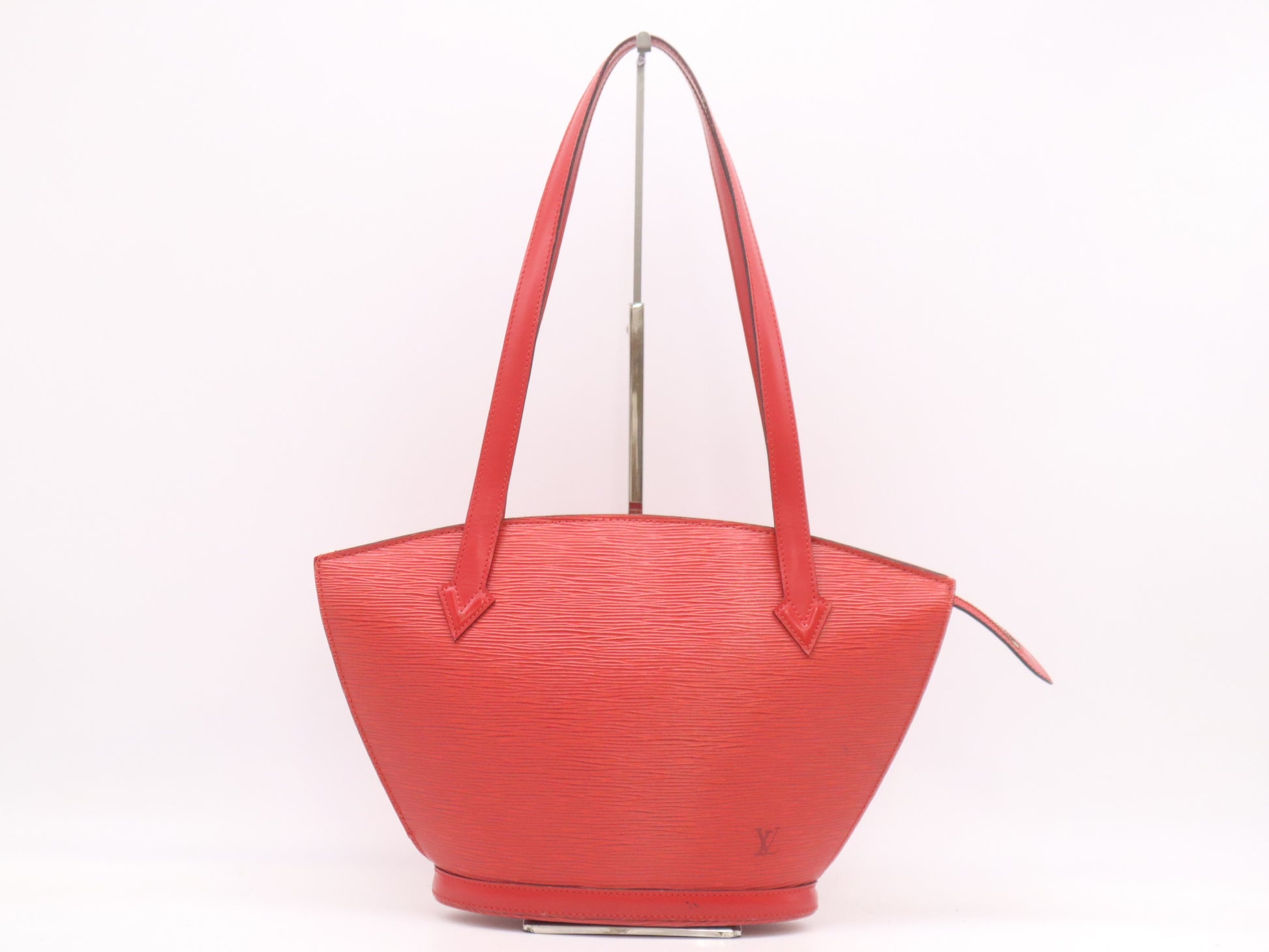 LOUIS VUITTON M52337 Epi Saint-Jacques Poignier Long Castilian Red Tote Bag