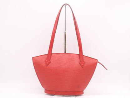 LOUIS VUITTON M52337 Epi Saint-Jacques Poignier Long Castilian Red Tote Bag
