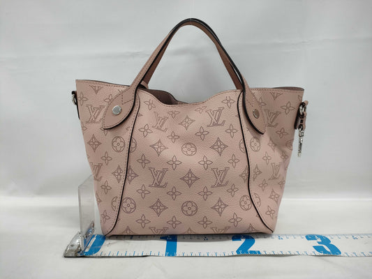 LOUIS VUITTON Hina PM 2-Way Handbag Monogram Mahina Magnolia M54353 DR3198 Pouch Shoulder Strap Handbag