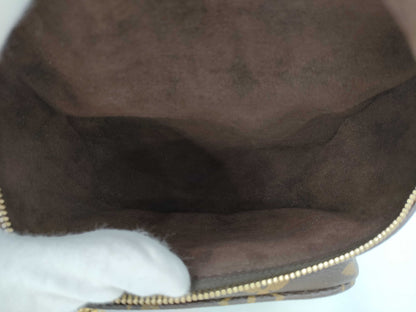 LOUIS VUITTON Mini Bumbag Brown Monogram Canvas with Gold Hardware M82335 RFID Chain Shoulder Bag