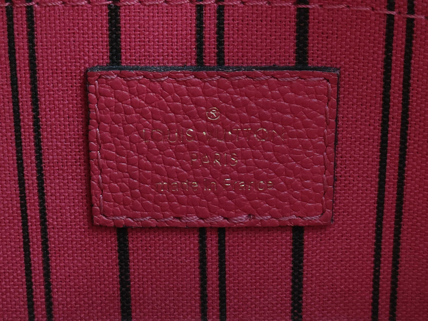LOUIS VUITTON Montaigne BB Monogram Empreinte Pink M50617 SP1108 Handbag