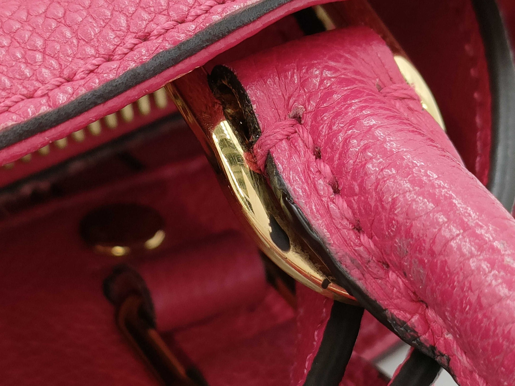 LOUIS VUITTON Montaigne BB Monogram Empreinte Pink M50617 SP1108 Handbag
