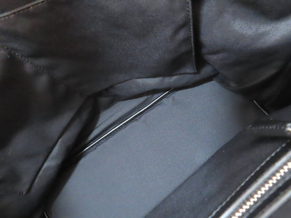 Christian Dior Cannage Panarea Tote Bag with G Hardware, Black