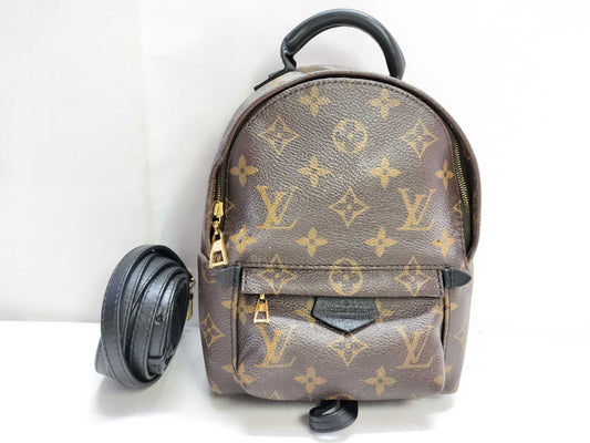 LOUIS VUITTON Monogram Palm Springs Mini Monogram Backpack M44873 AR4166