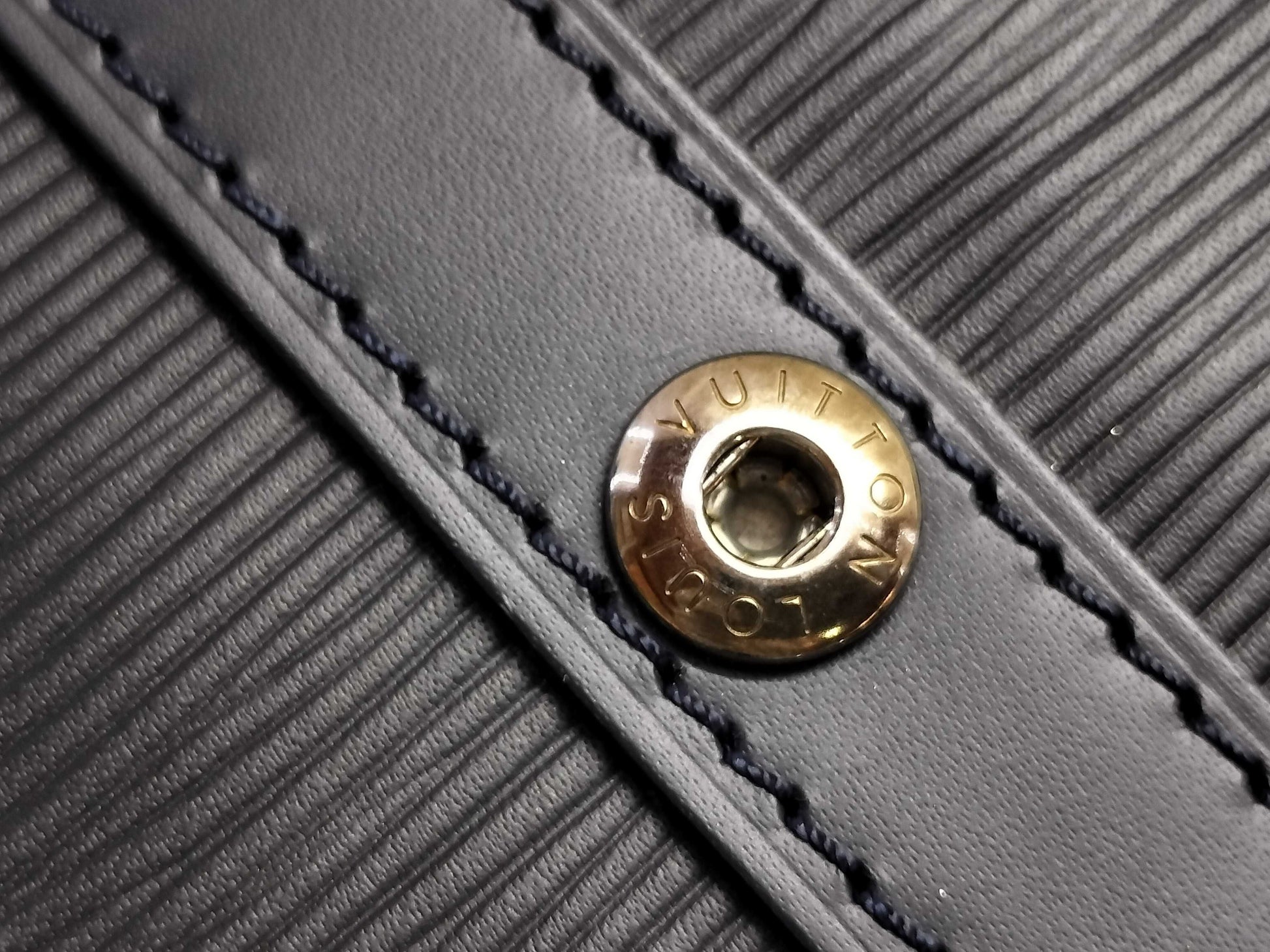 LOUIS VUITTON Christopher PM Epi Monogram Eclipse Backpack M53424