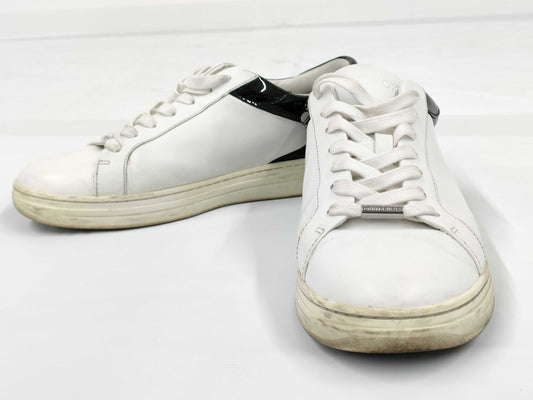 JIMMY CHOO Sneakers White Black Size 40 Sneakers