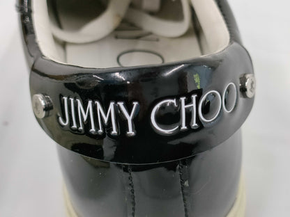 JIMMY CHOO Sneakers White Black Size 40 Sneakers