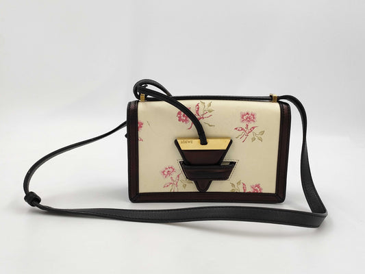 LOEWE flower print shoulder bag