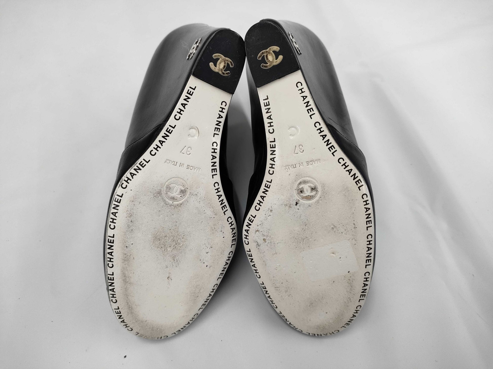 CHANEL short boots wedge sole size 37 other shoes