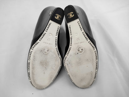 CHANEL short boots wedge sole size 37 other shoes