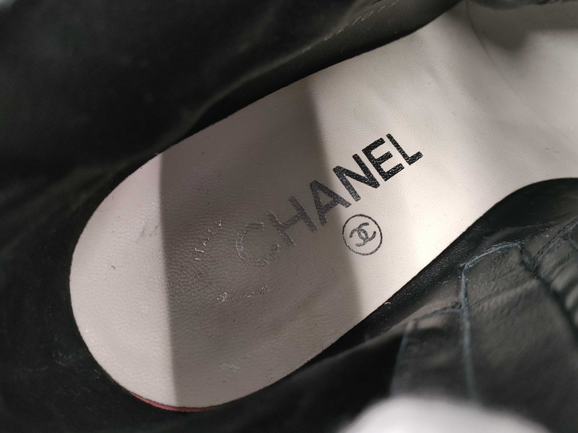 CHANEL short boots wedge sole size 37 other shoes