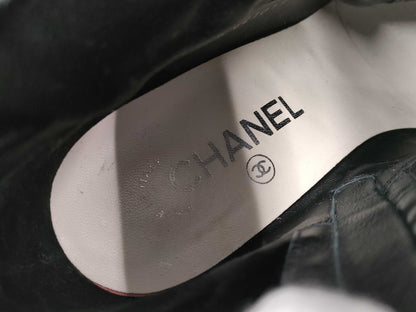 CHANEL short boots wedge sole size 37 other shoes