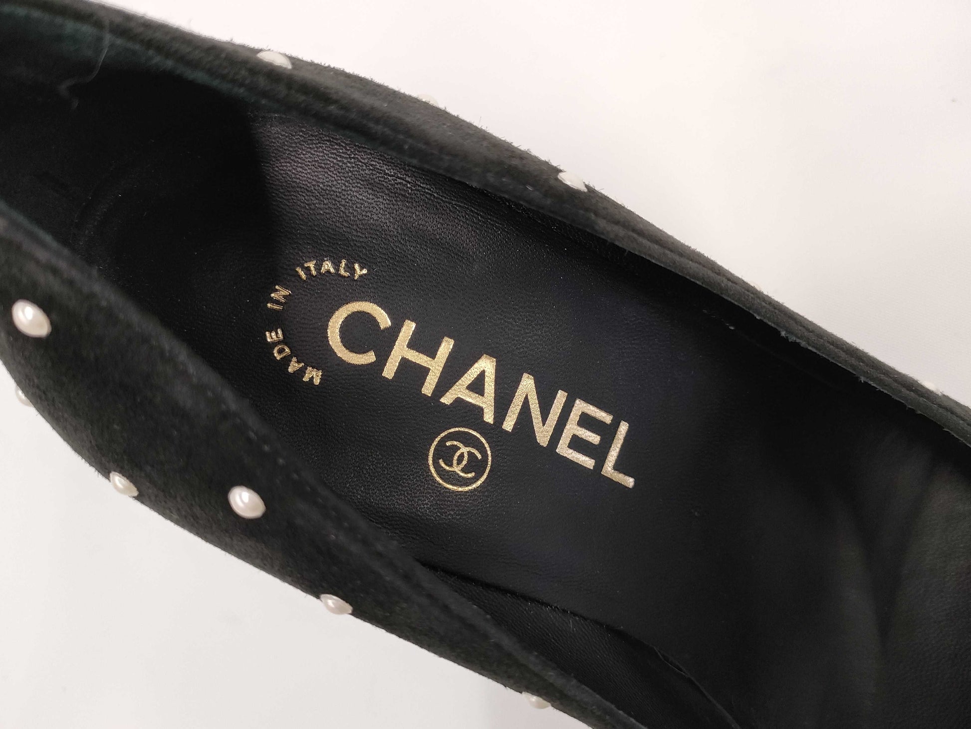 CHANEL Suede Pumps Size 36