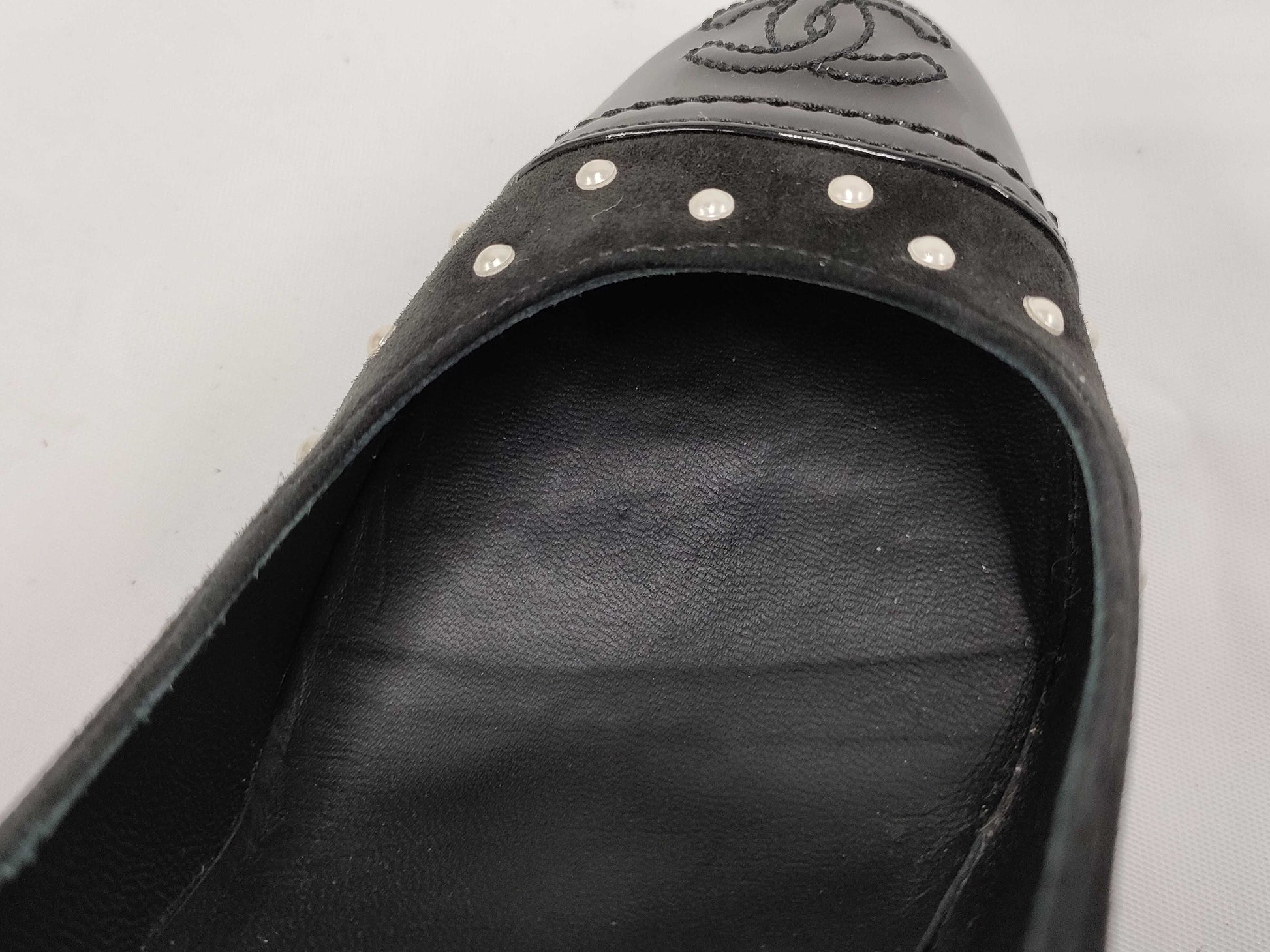 CHANEL Suede Pumps Size 36