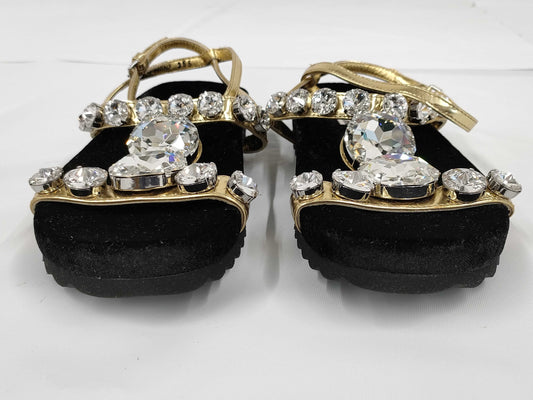 Miu Miu Beaded Sandals Size 35.5 Sandals