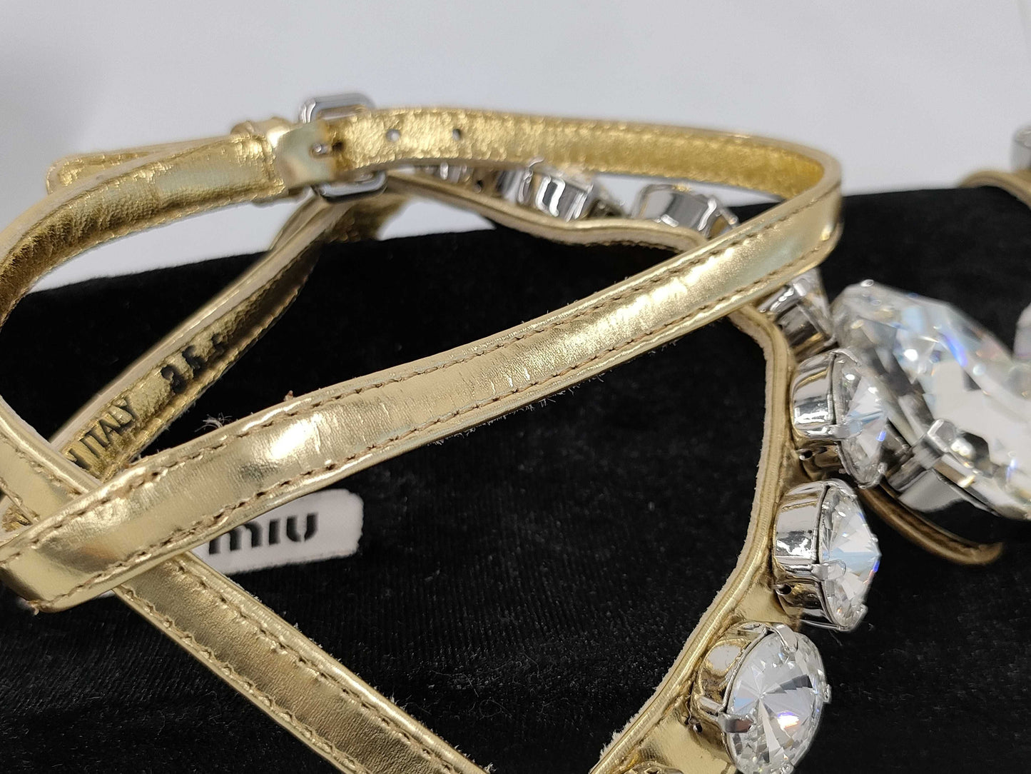 Miu Miu Beaded Sandals Size 35.5 Sandals