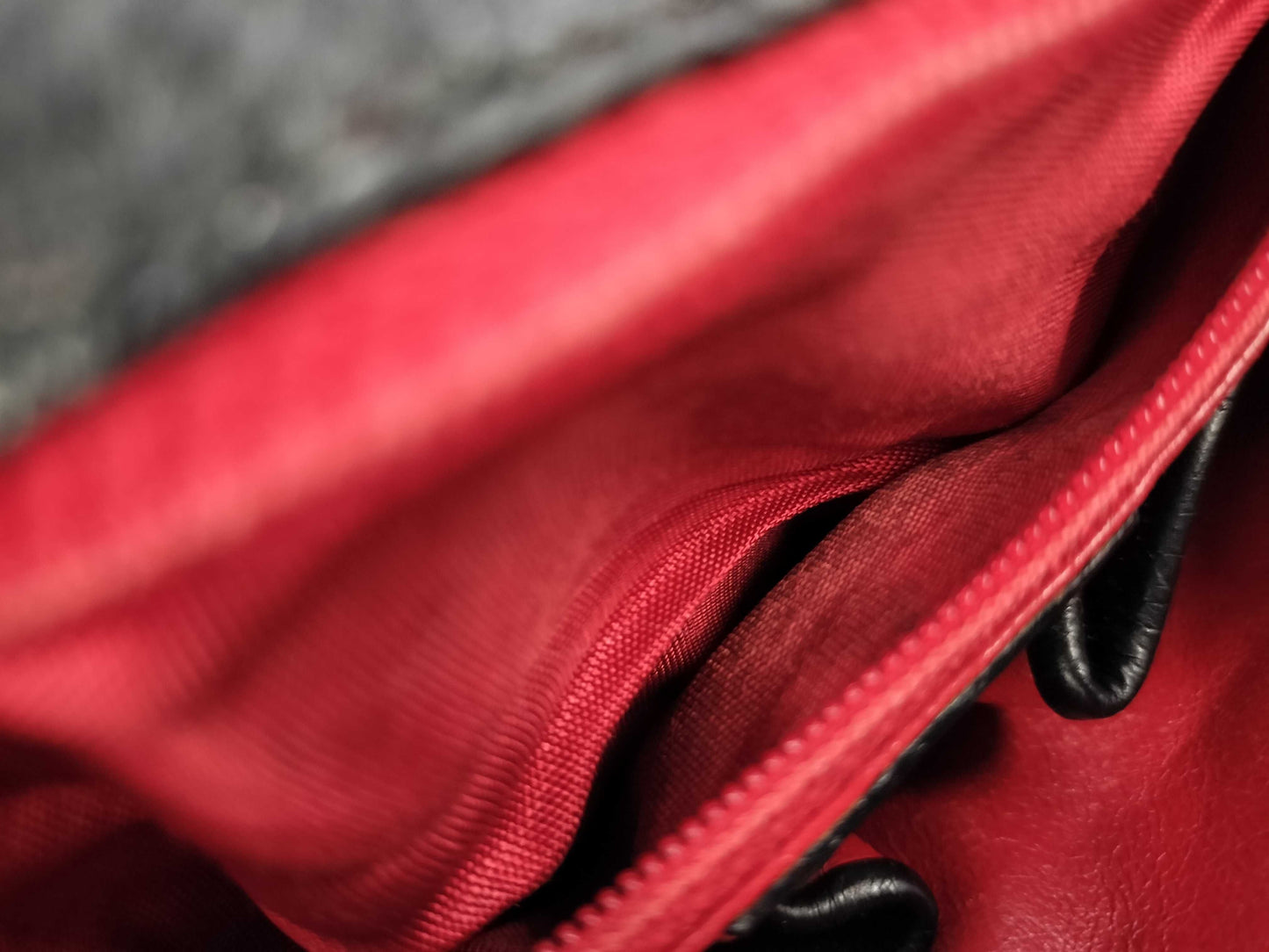 CELINE Ostrich Triomphe Hardware Handbag