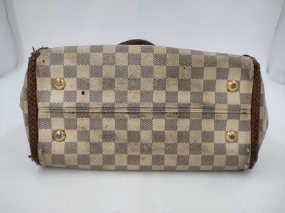 LOUIS VUITTON Damier Azur Propriano Tote Bag N44027/TJ3107