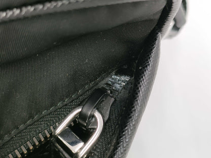 PRADA PRADA Saffiano Combi Shoulder Bag with Pouch