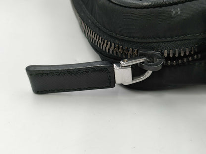 PRADA PRADA Saffiano Combi Shoulder Bag with Pouch