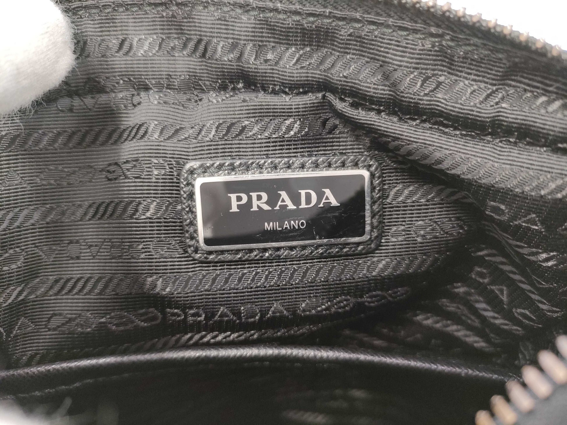 PRADA PRADA Saffiano Combi Shoulder Bag with Pouch
