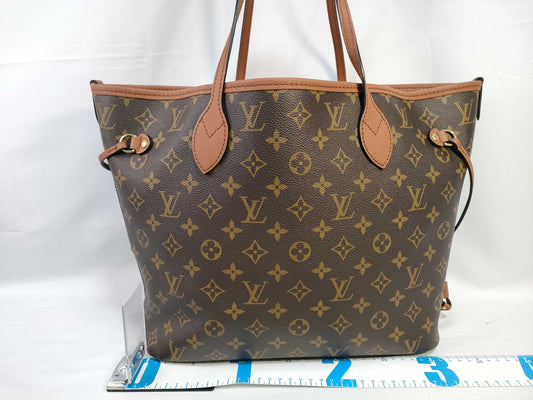 LOUIS VUITTON M12061 Monogram Reusable Neverfull Inside-Out MM Tote Bag with RFID Pouch