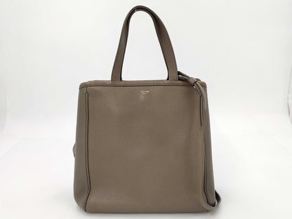 CELINE Small Fold Cabas Handbag 2-way Shoulder Bag