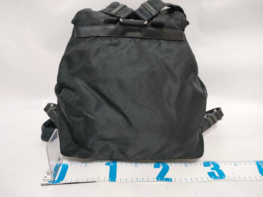 PRADA Nylon PRADA Nylon Triangle Plate Logo Backpack