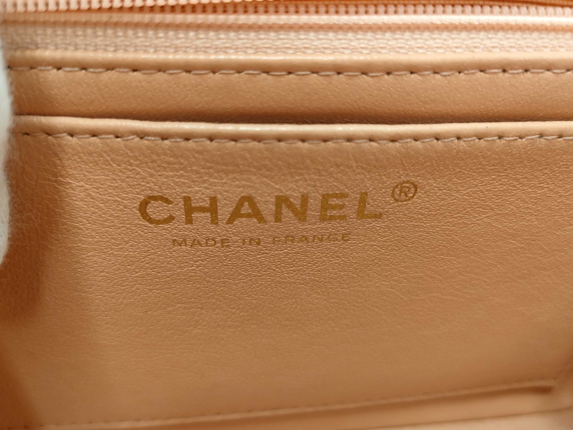 CHANEL CHANEL Mini Matelasse Caviar Skin Pink with Seal No. 8 Shoulder Bag