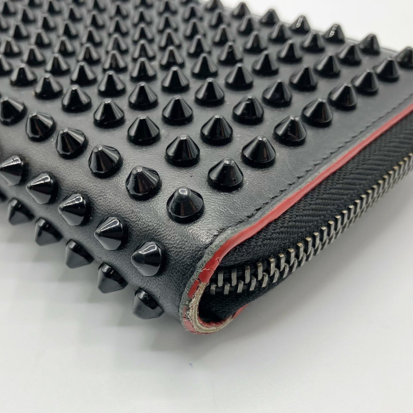 Christian Louboutin Panettone Leather Studded Long Wallet